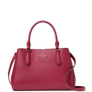 Kate Spade Tippy Small Triple Compartment Satchel In Cranberry Cocktail